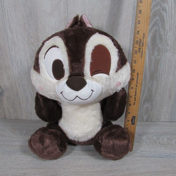 Disney Chip & Dale Sega Jumbo BIG Fluffy Plush Chip Stuffed Toy 20” - Picture 10 of 10